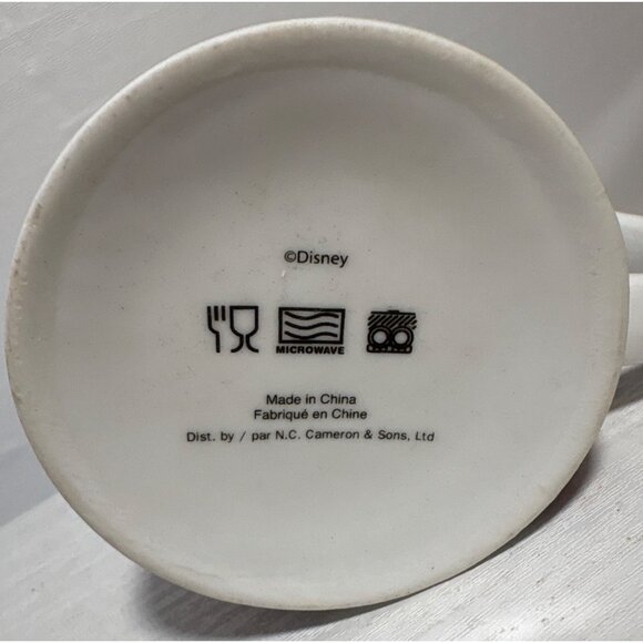 Disney Tinkerbell Mug Ceramic 11 Oz Purple Floral Design - Picture 4 of 6